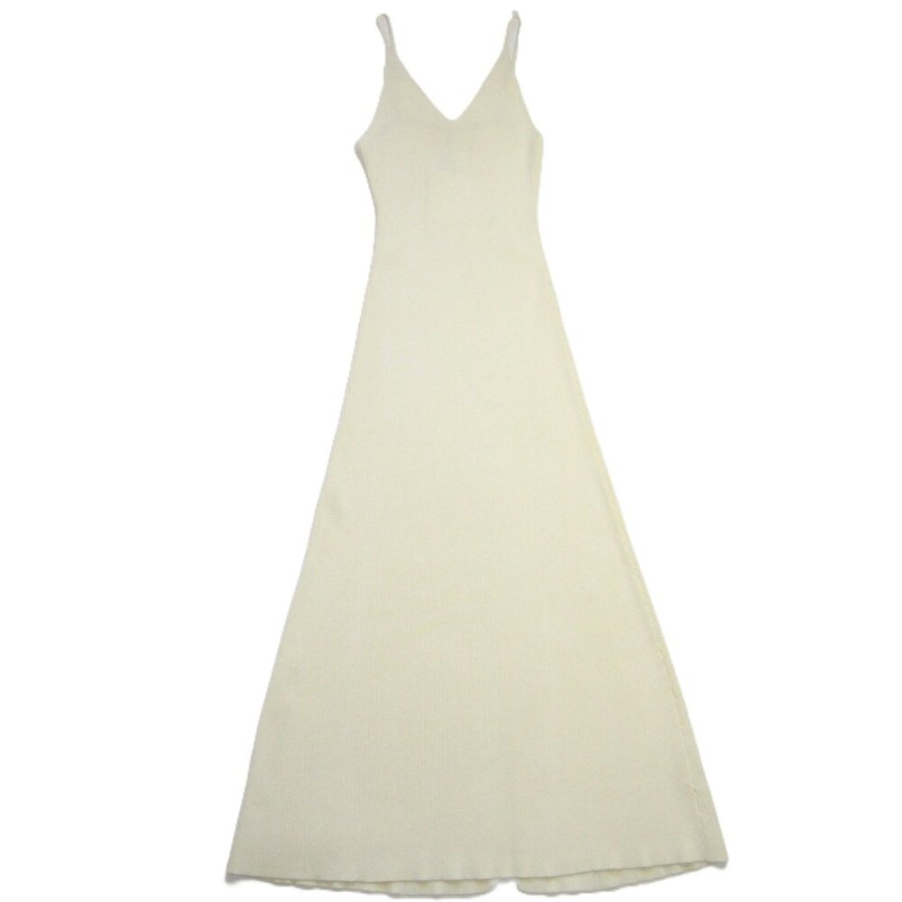 NWT DISSH Tori Midi in Lemon Stretch Ribbed Knit Tank Dress XL / 10